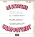 Verso : (Système Crapoutchik - J'aime chanter)