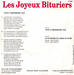 Le verso avec les paroles (Les Joyeux Bituriers - Vive l'troisième âge)