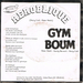 Le dos de la pochette (Gym Boum - Aéroblique)