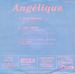 Le verso de la pochette : (Angélique - Joli pantin)
