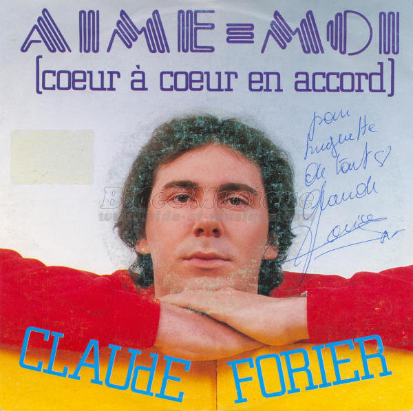 Claude Forier - B&M chante votre prénom