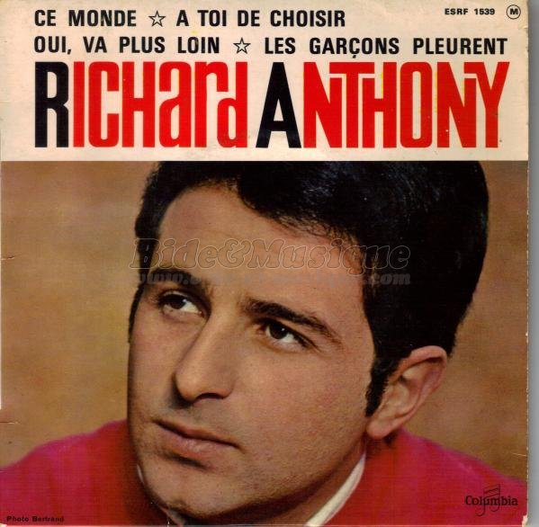 Richard Anthony - �€ toi de choisir