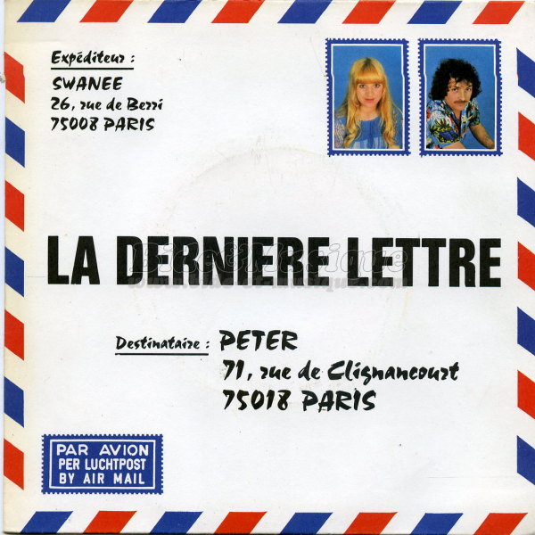 Peter et Swanee - dernière lettre, La