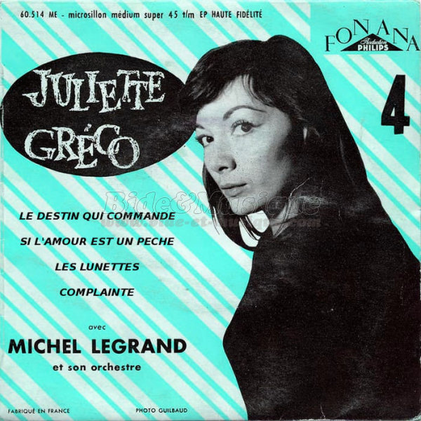 Juliette Gréco - Complainte
