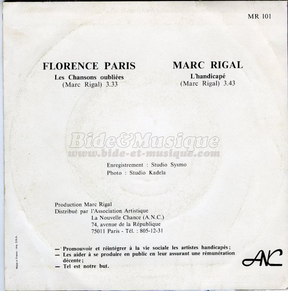 Marc Rigal - L'handicapé