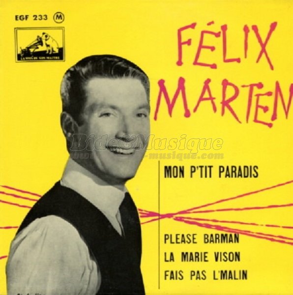 Félix Marten - Années cinquante