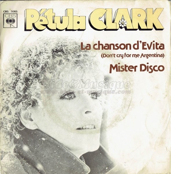 Petula Clark - La chanson d'Evita