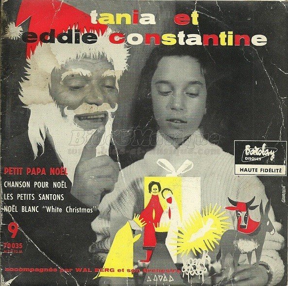 Tania & Eddie Constantine - C'est la belle nuit de Noël sur B&M