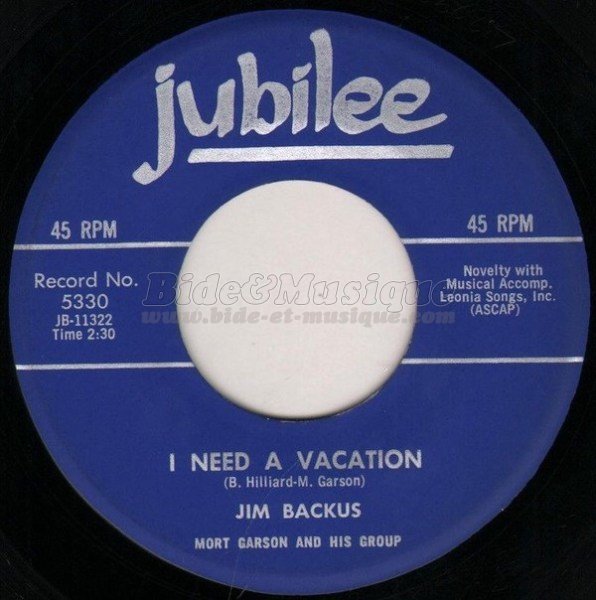 Jim Backus - Délire