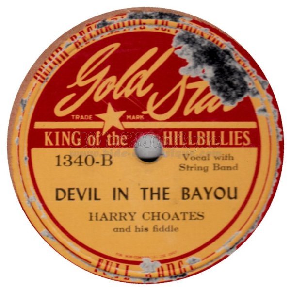 Harry Choates - Hallo'Bide (chansons épouvantables)