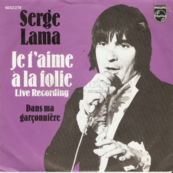 Serge Lama - Dans ma garconnière
