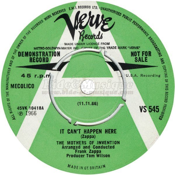Mothers of Invention, The - Délire