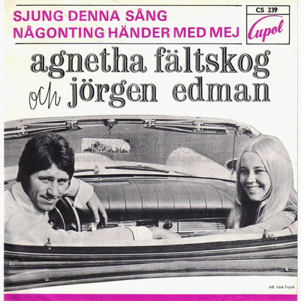 Agnetha Fältskog och Jörgen Edman - Scandinabide