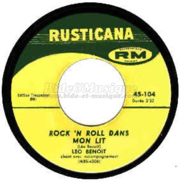 Léo Benoit - Rock'n roll dans mon lit