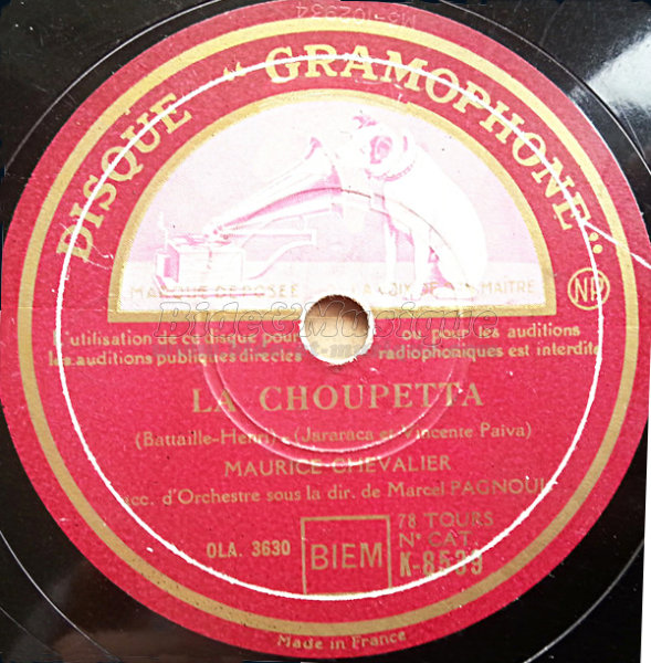 Maurice Chevalier - Bides à l'ancienne