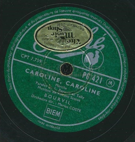 Bourvil - Caroline, Caroline