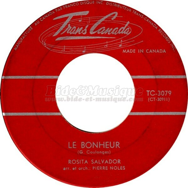 Rosita Salvador - Le bonheur