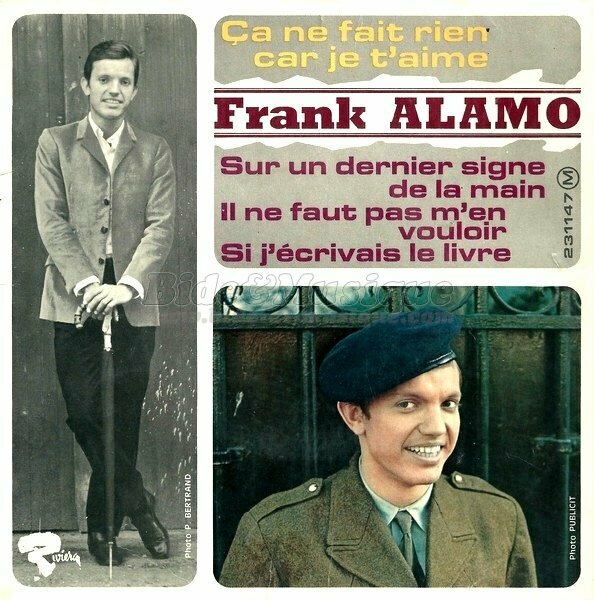 Frank Alamo - Ça ne fait rien car je t'aime