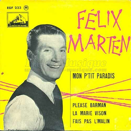 Félix Marten - Années cinquante