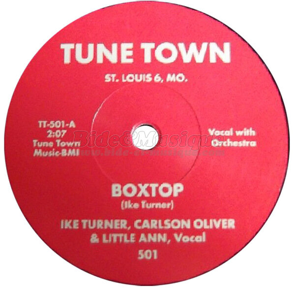 Ike Turner, Carlson Oliver and Little Ann - Boxtop