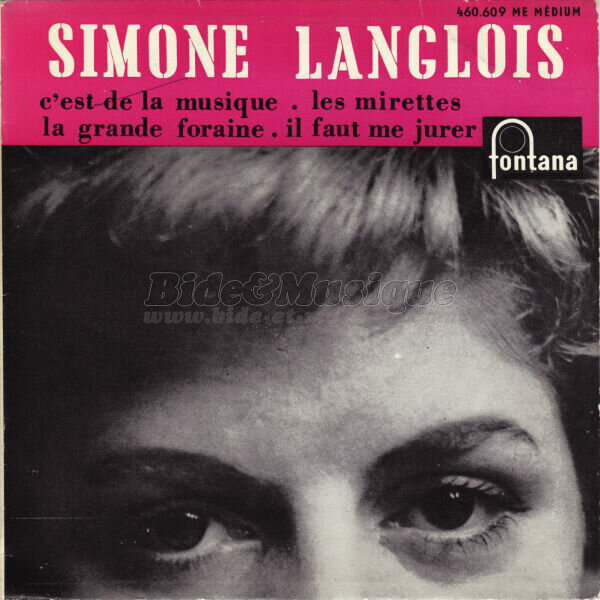 Simone Langlois - Années cinquante