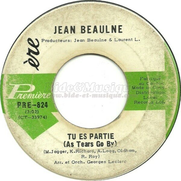 Jean Beaulne - V.O. V.F. (version anglophone)