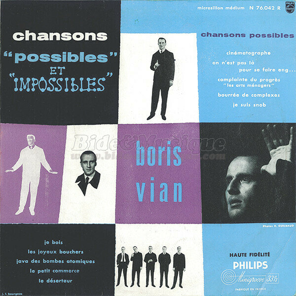 Boris Vian - Années cinquante
