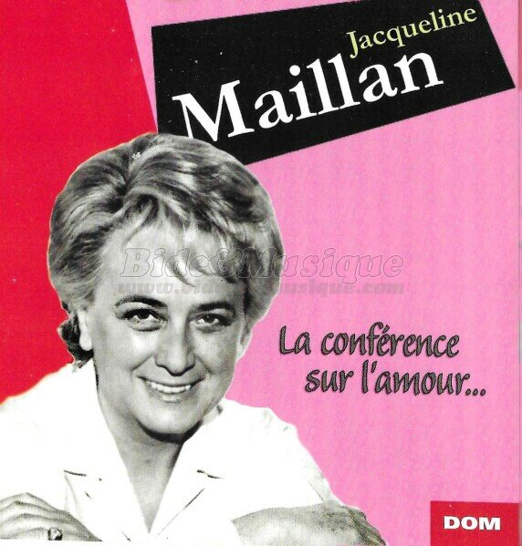 Jacqueline Maillan - chanson démodée, La