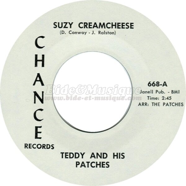 Teddy & his Patches - Suzy Creamcheese