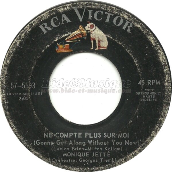 Monique Jetté - Ne compte plus sur moi