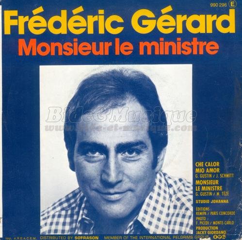 Frédéric Gérard - Monsieur le ministre