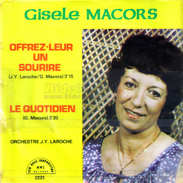 Gisele Macors - Offrez-leur un sourire
