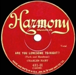 Charles Hart - Are you lonesome to-night?