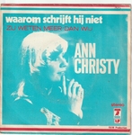 Ann Christy - Waarom schrijft hij niet