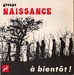 Pochette de Groupe Naissance - € bientôt