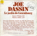 Vignette de Joe Dassin - Le jardin du Luxembourg  (version intégrale)