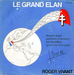 Pochette de Roger Vivant - Le grand élan